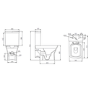 Brass Freestanding Right Hand Shower Bath Suite with Toilet and Basin - Kona