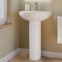 Modern Freestanding 1545mm Bath Suite with Toilet & Basin - Lisbon