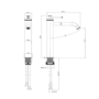 Brushed Brass Tall Basin Mixer Tap & Bath Filler Tap with Concealed Valve Pack - Lyla