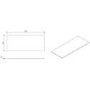 1200mm Green Fluted Wall Hung Countertop Vanity Unit - Melbourne
