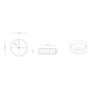 800mm White Fluted Wall Hung Countertop Vanity Unit with Basin – Melbourne