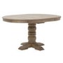 Round to Oval Solid Wood Extendable Dining Table Set with 4 Sage Green Velvet Chairs - Seats 4 - Madeline