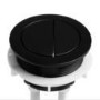 Matt Black Close Coupled Rimless Closed Back Short Projection Toilet with Chrome Button and Tornado Flush - Newport