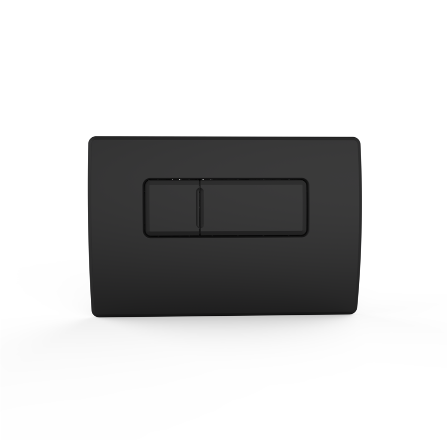 Matt Black Wall Hung Rimless Toilet with Soft Close Seat, Matt Black Pneumatic Flush Plate, 1168mm Frame & Cistern – Newport