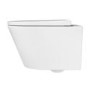 Wall Hung Rimless Short Projection Toilet with Soft Close Seat and Tornado Flush – Newport