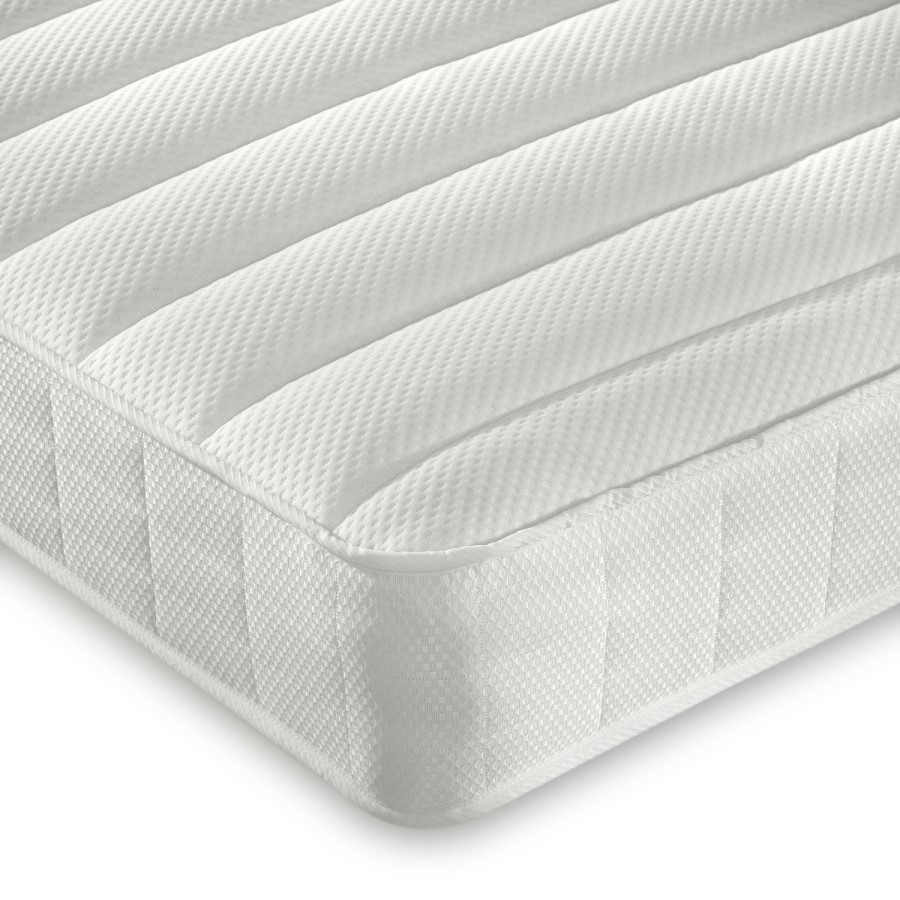 Set of 2 Single Memory Foam Top Coil Spring Mattresses - Noah