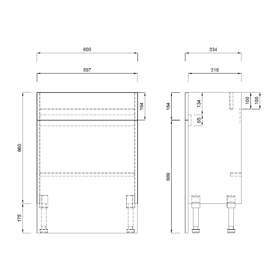 1200mm Blue Toilet and Sink Unit with Black Fittings - Ontario