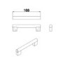 1800mm Blue Toilet and Sink Unit with Storage Units & Brass Fittings - Ontario