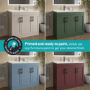 1200mm Paintable Freestanding Vanity Unit with Basin - Orlando