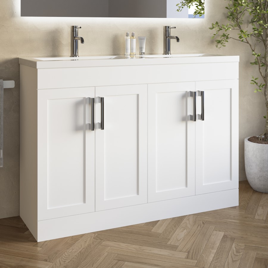 1200mm Paintable Freestanding Vanity Unit with Basin - Orlando