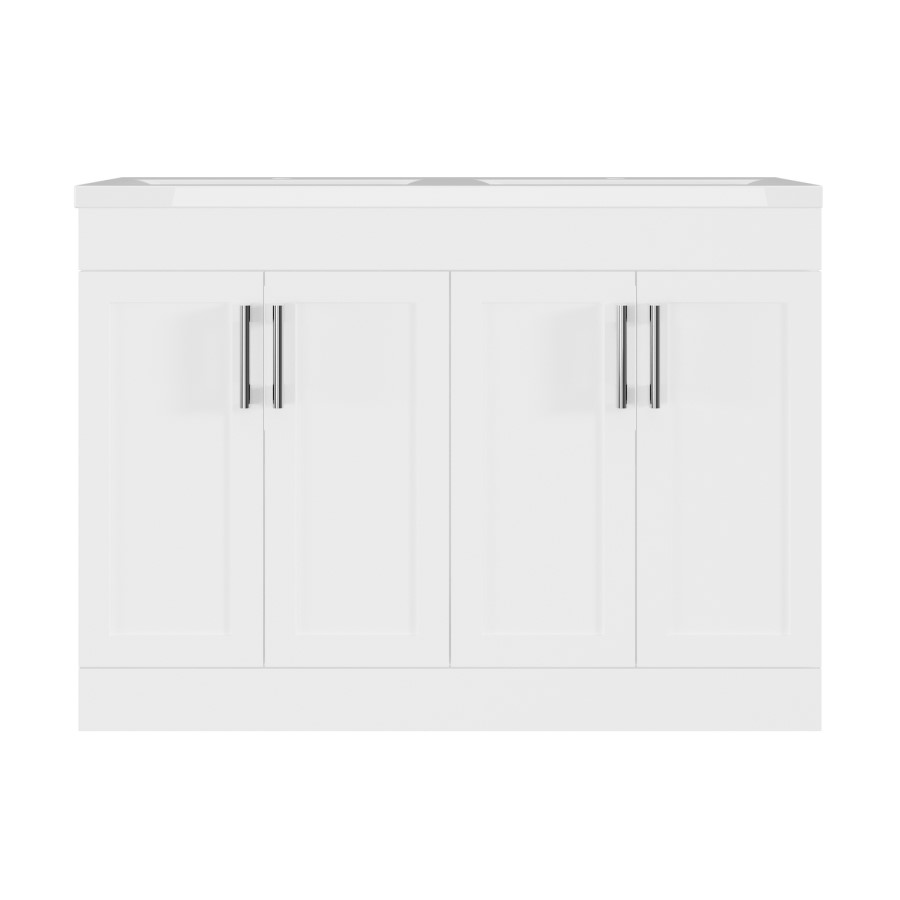 1200mm Paintable Freestanding Vanity Unit with Basin - Orlando