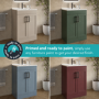 600mm Paintable Freestanding Vanity Unit with Basin - Orlando