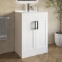 600mm Paintable Freestanding Vanity Unit with Basin - Orlando