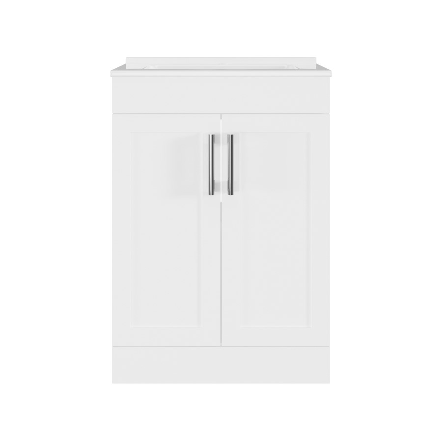 600mm Paintable Freestanding Vanity Unit with Basin - Orlando