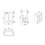 600mm Paintable Freestanding Vanity Unit with Basin - Orlando