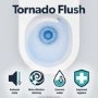 Fluted Wall Hung Rimless Toilet with Soft Close Seat, Brushed Bronze Pneumatic Flush Plate, 1168mm Frame & Cistern – Oregon