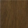 Set of 3 Walnut & Beige Upholstered Curved Kitchen Stools with Backs - Owen