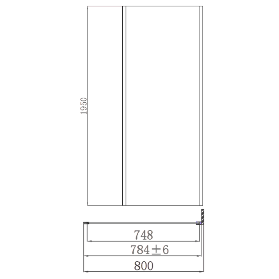 1000 x 800mm Brass Rectangular Sliding Door Shower Enclosure with Side Panel Suite with Toilet and Basin - Pavo