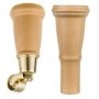 Set of 4 Light Wood Legs - Ramona