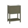 600mm Green Freestanding Vanity Unit with Basin - Perla
