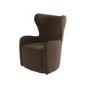 Brown Velvet Highback Accent Chair - Paloma