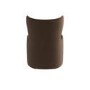 Brown Velvet Highback Accent Chair - Paloma