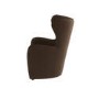 Brown Velvet Highback Accent Chair - Paloma