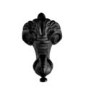 Burgundy Freestanding Single Ended Shower Bath with Black Screen & Feet 1670 x 740mm - Park Royal