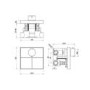 Brushed Brass 2 Outlet Concealed Mixer Shower Set With Hand Shower - Priya