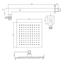 Brushed Brass 3 Outlet Concealed Mixer Shower Set With Bath Filler Spout & Hand Shower with Slide Rail Kit - Priya