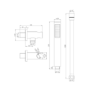 Black 2 Outlet Concealed Mixer Shower Set With Hand Shower - Priya