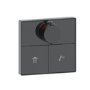 Black 2 Outlet Concealed Mixer Shower Set With Bath Filler Spout - Priya