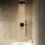 Black 2 Outlet Concealed Mixer Shower Set With Hand Shower - Priya