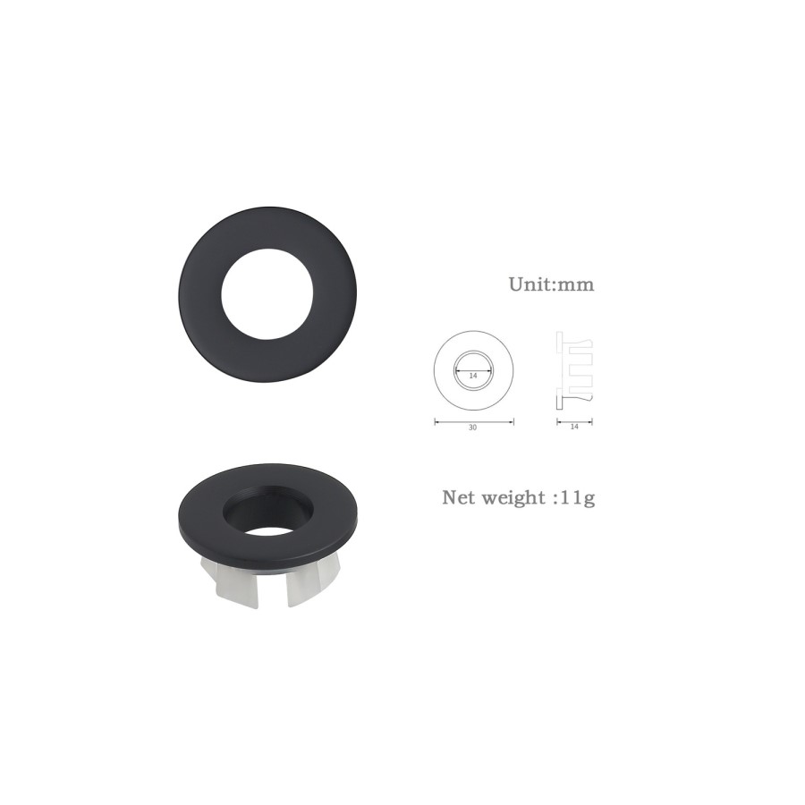 570mm Traditional 2 Tap Holes Basin with Black Wash Stand - Ripley