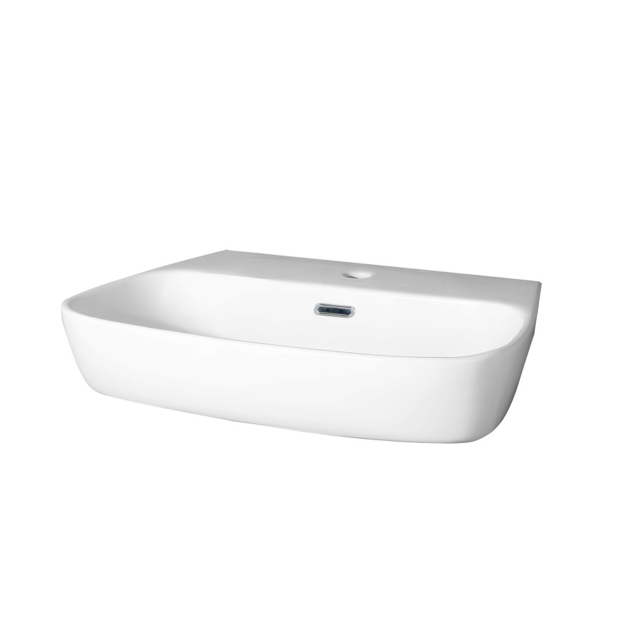 615mm Full Pedestal Basin with 1 Tap Hole - Roma
