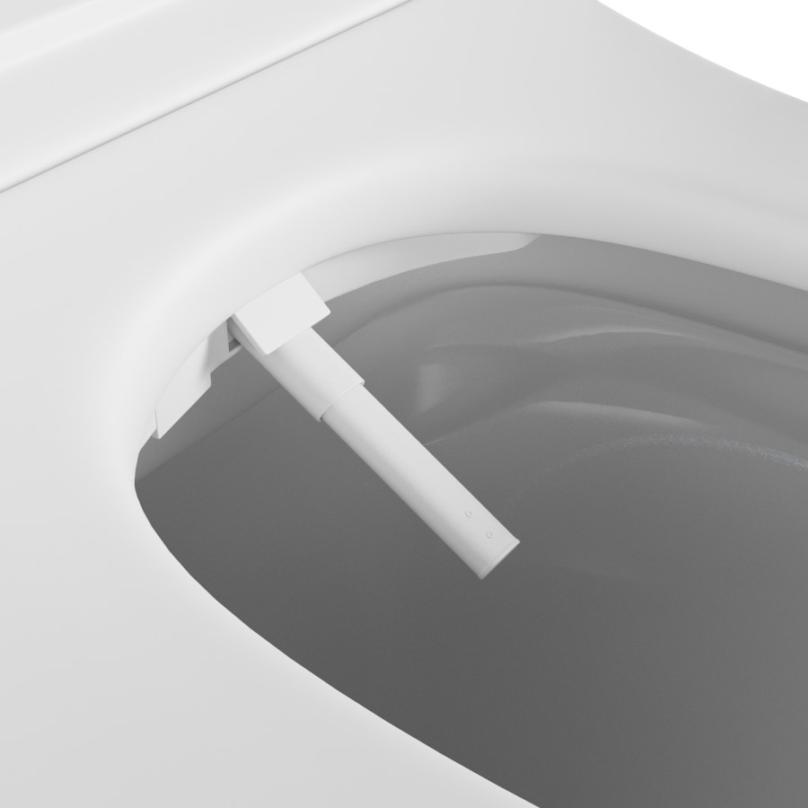 Roma Comfort Height Close Coupled Smart Bidet Japanese Toilet with Heated Seat - Purificare