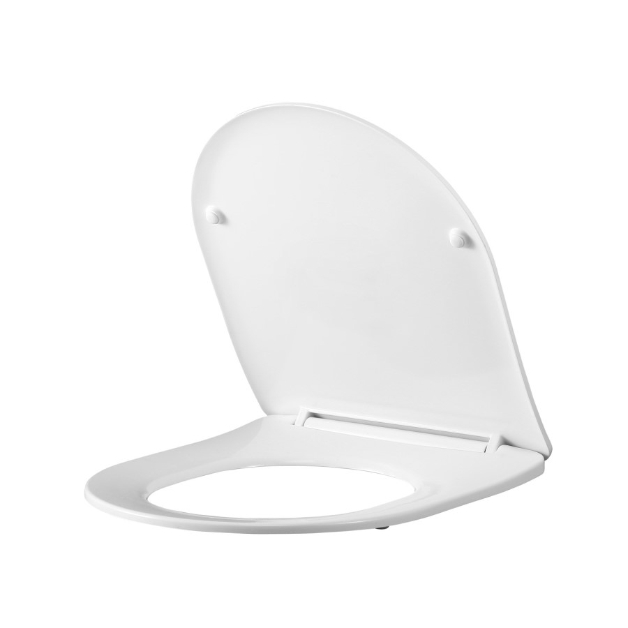White Comfort Height Close Coupled Toilet - Roma