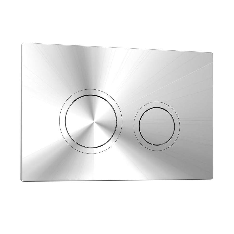Wall Hung Rimless Toilet with Soft Close Seat, Chrome Mechanical Flush Plate, 1168mm Frame & Cistern – Roma