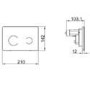 Wall Hung Rimless Toilet with Soft Close Seat, Black Glass Sensor Flush Plate, 1168mm Frame & Cistern – Roma