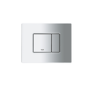 Wall Hung Rimless Toilet & Grohe Frame Cistern and Chrome Flush Plate - Roma
