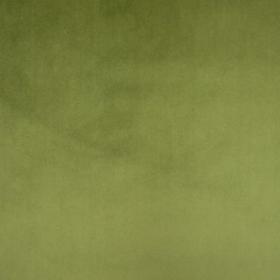 Olive Green Velvet 2 Sofas and Footstool - Payton