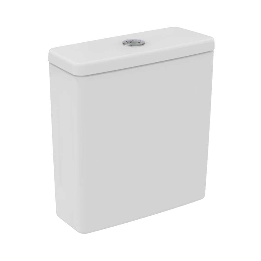 Ideal Standard i.life S Close Coupled Rimless Short Projection Closed Back Toilet With Soft Close Seat