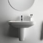 Ideal Standard i.Life A 1 Tap Hole Semi Pedestal Basin 600mm