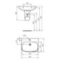 Ideal Standard i.Life A 1 Tap Hole Semi Pedestal Basin 600mm