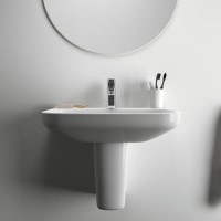 Ideal Standard i.Life A 1 Tap Hole Semi Pedestal Basin 500mm