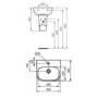 Ideal Standard i.Life A 1 Tap Hole Semi Pedestal Basin 400mm