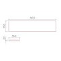 1800mm Blue Toilet and Sink Unit with Storage Units & Chrome Fittings - Vancouver