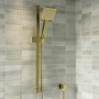 Brushed Brass 1 Outlet Thermostatic Mixer Shower Set With Hand Shower- Zana