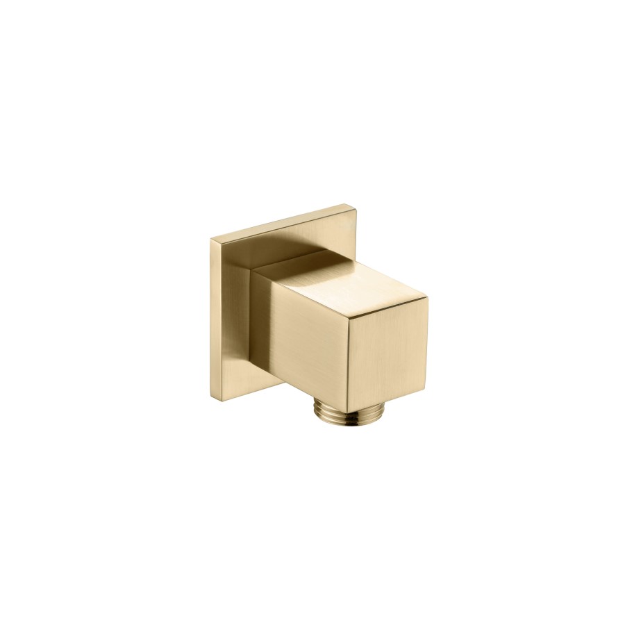 Brushed Brass 1 Outlet Thermostatic Mixer Shower Set With Hand Shower- Zana