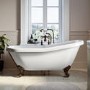 Brushed Bronze Traditional Exposed Bath Waste & Overflow - Park Royal